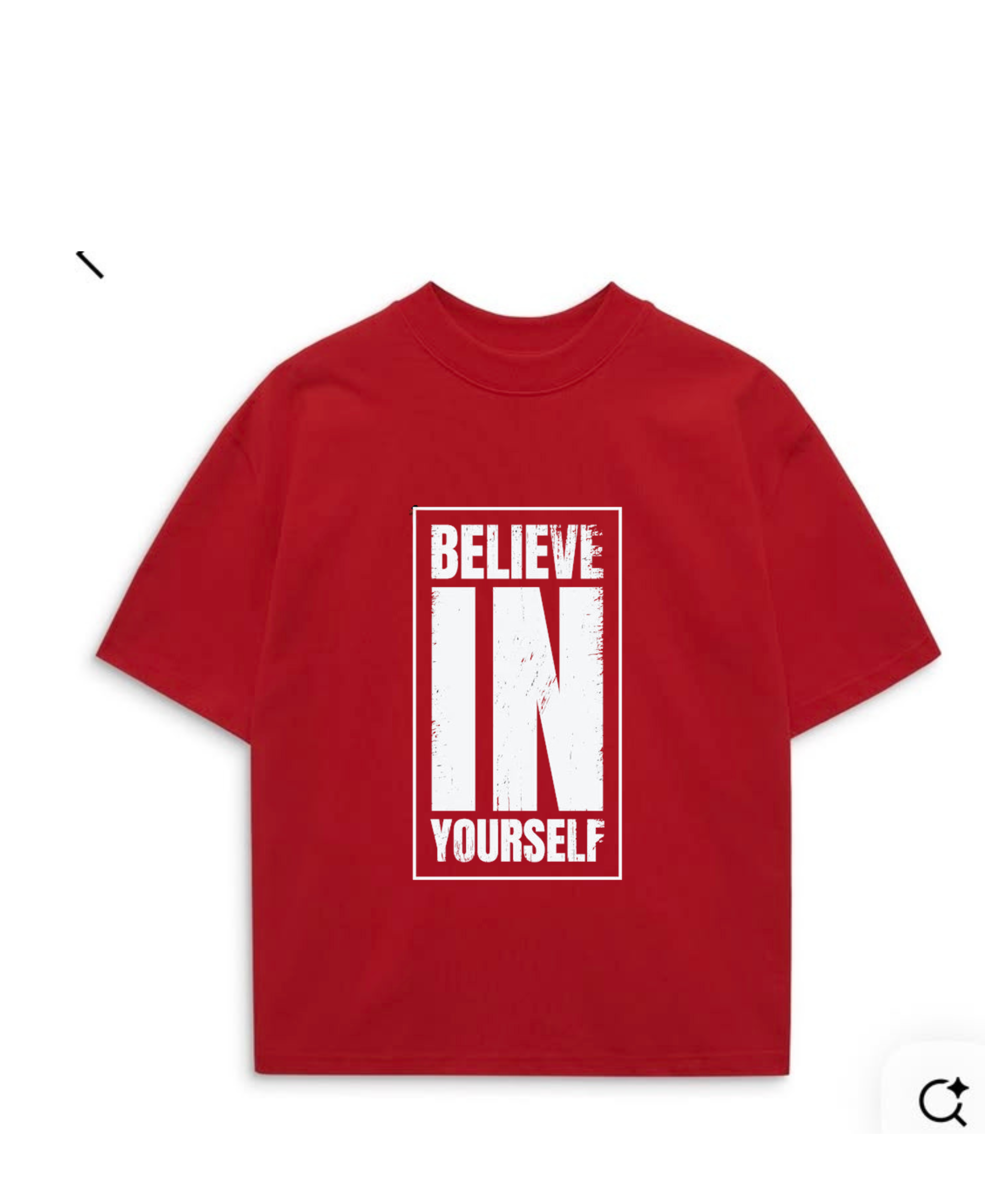 Believe – Oversized Graphic Tee