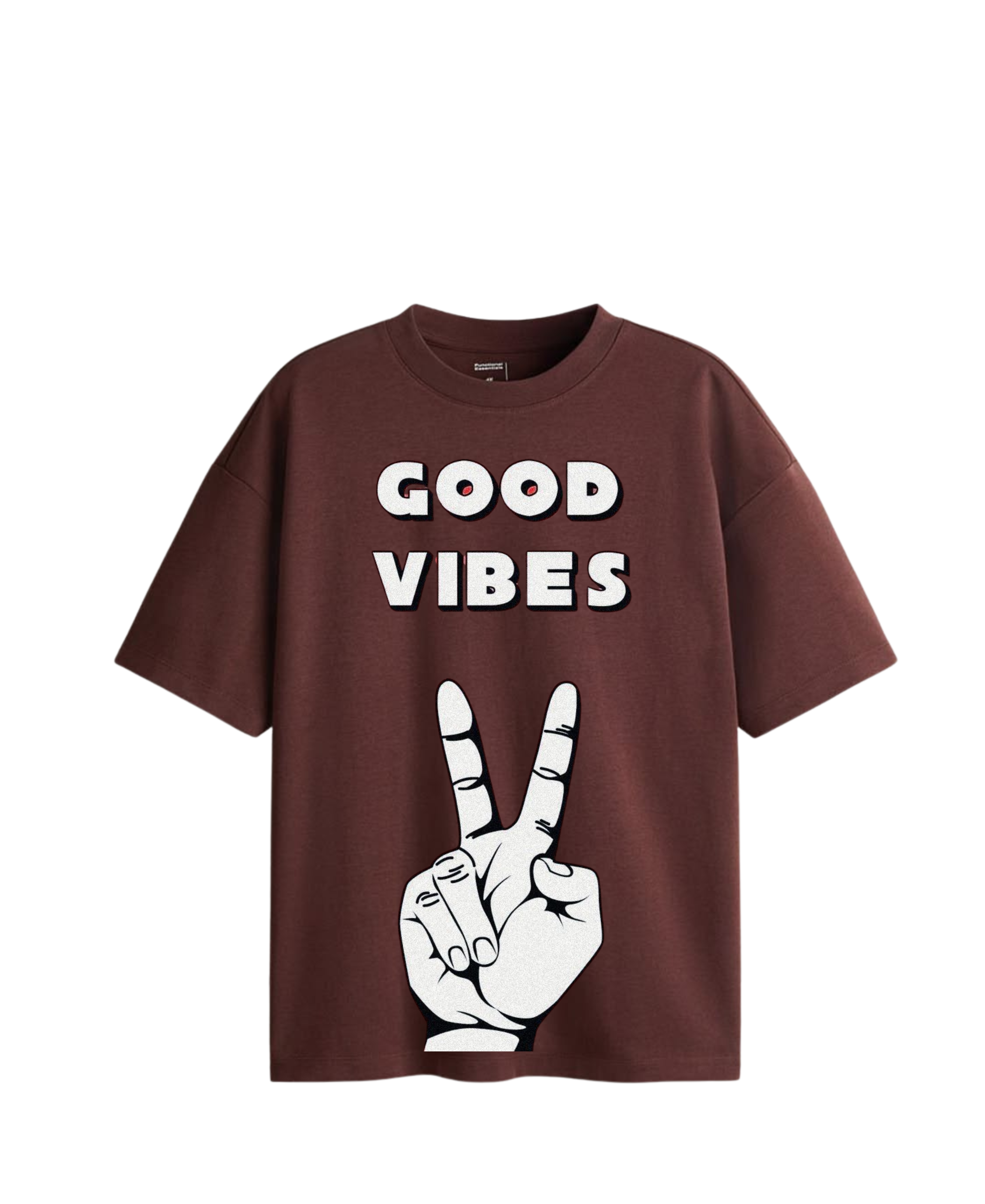 Good Vibes – Oversized Graphic Tee
