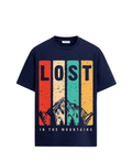 Lost in the Mountains – Oversized Graphic Tee